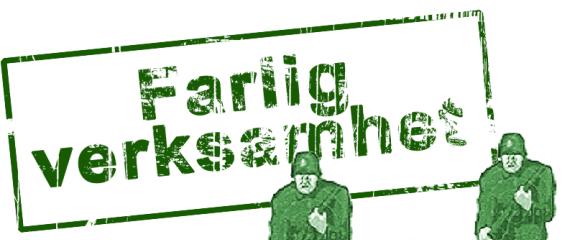 Logotype, farlig verksamhet
