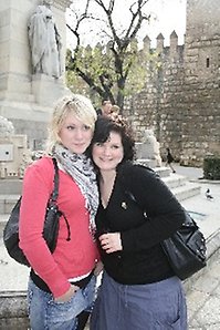 Gabriella och Johanna i Sevilla