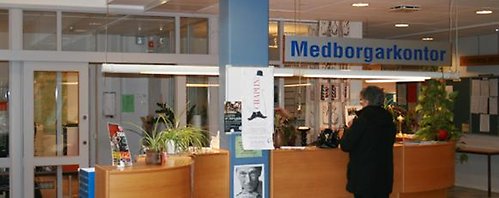Receptionen i Medborgarkontoret