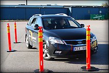 Övningskörning för personbil i åk 2
