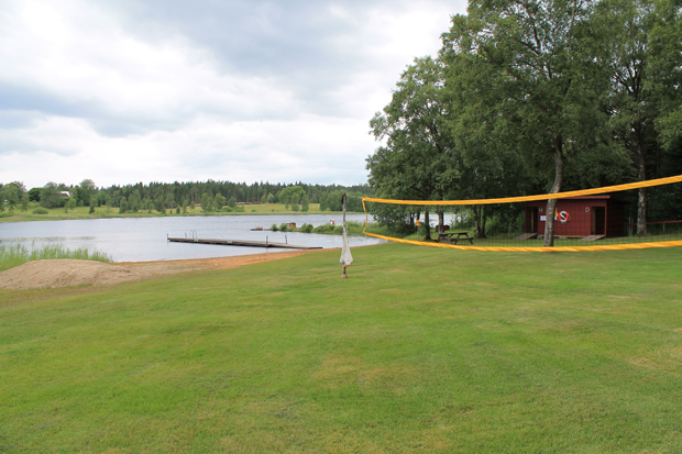 Uddabosjön badstrand