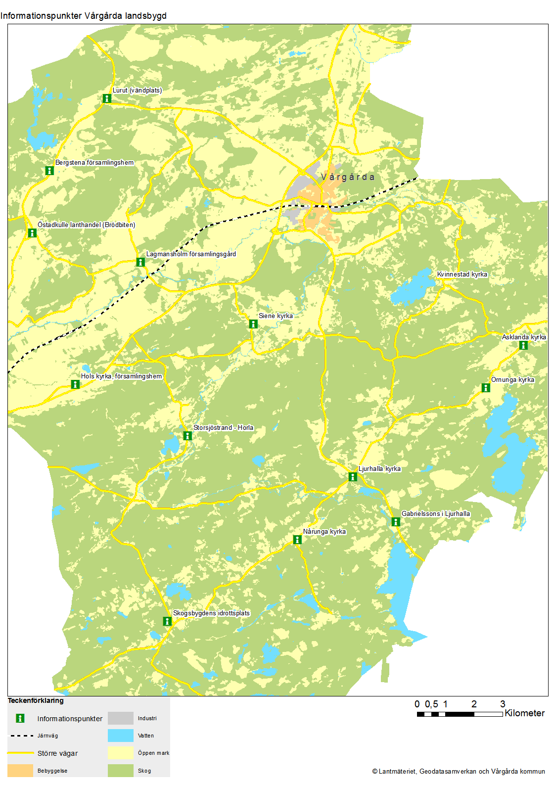 Informationsplatser Landsbygd
