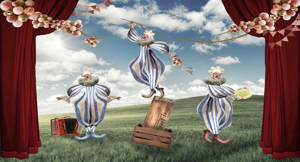 illustrationsbild clownkalas