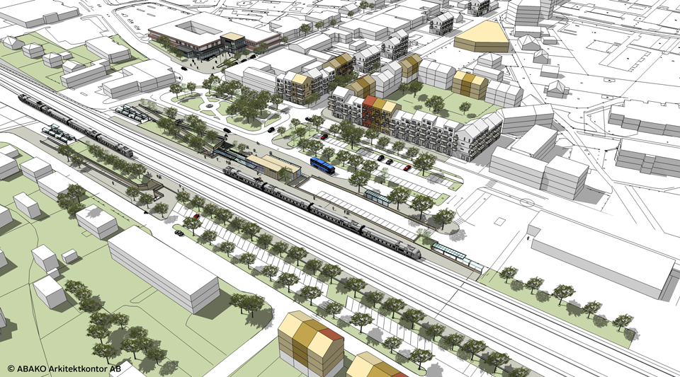 Översiktsvy centrum - Abako Arkitektkontor
