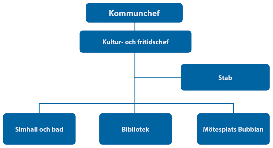 Organisationsskiss kultur och fritid