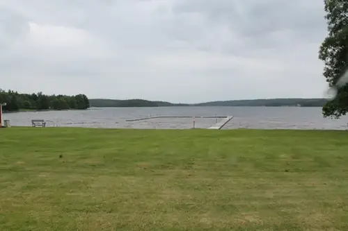 Stranden till en sjö vid Vaselid