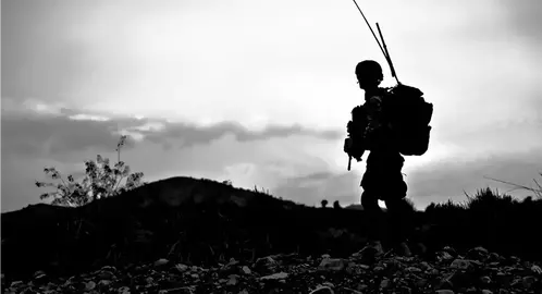 Soldat i panorama